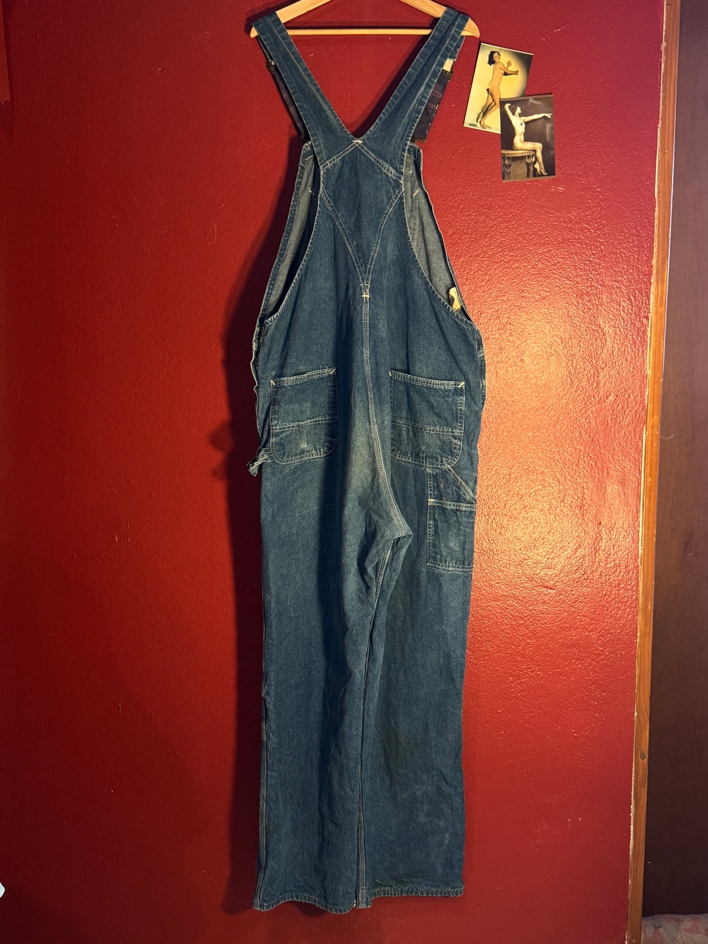 Vintage Carhartt Denim Bib Overalls