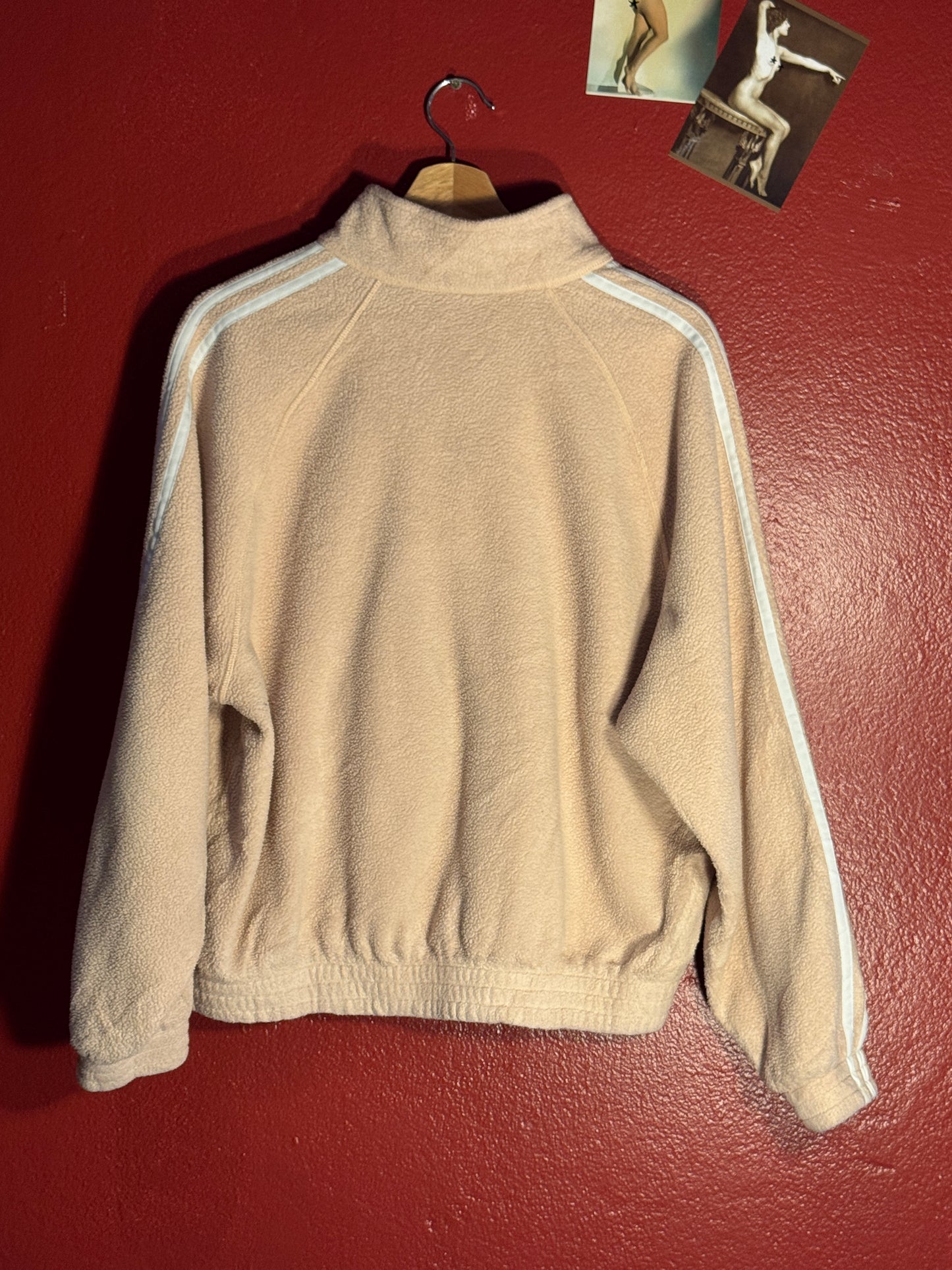 Womens Adidas Pale Pink Long Sleeve Fleece [S/M]