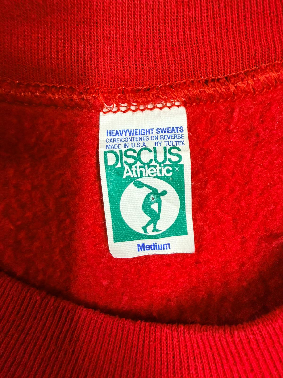 Vintage Indiana Red Crewneck Jumper - Made in USA [M]