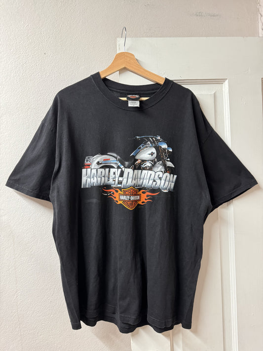 Harley Davidson York Pennsylvania Black Graphic Tee [XL]
