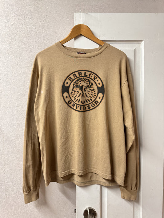 2000 Harley Davidson Prestonsburg Kentucky Long Sleeve Graphic Tee [L]