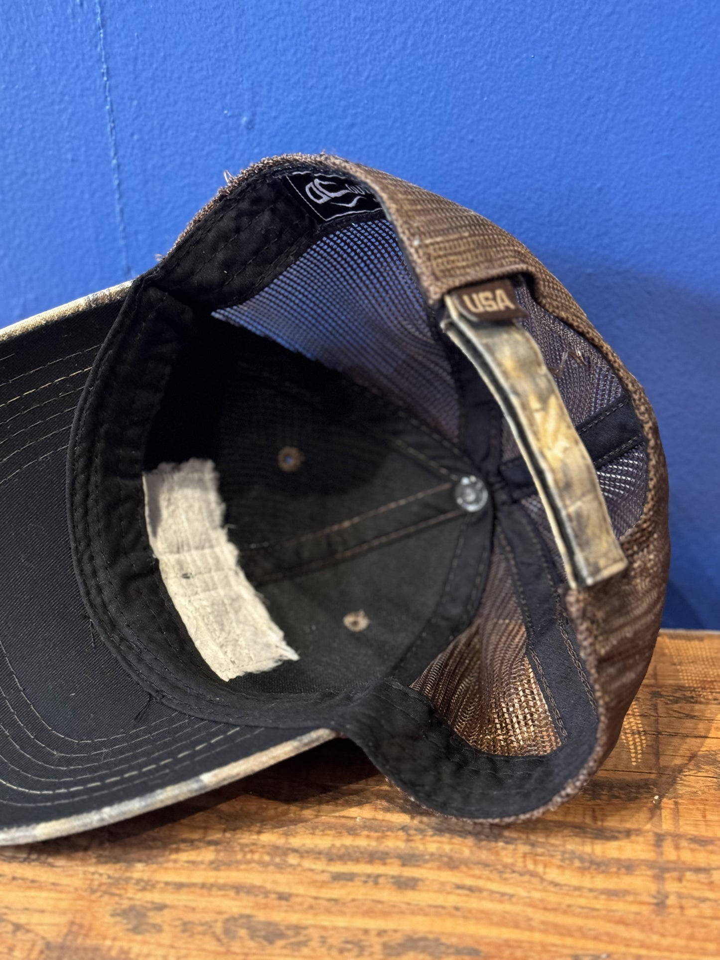 USA Flag Camo Trucker Hat