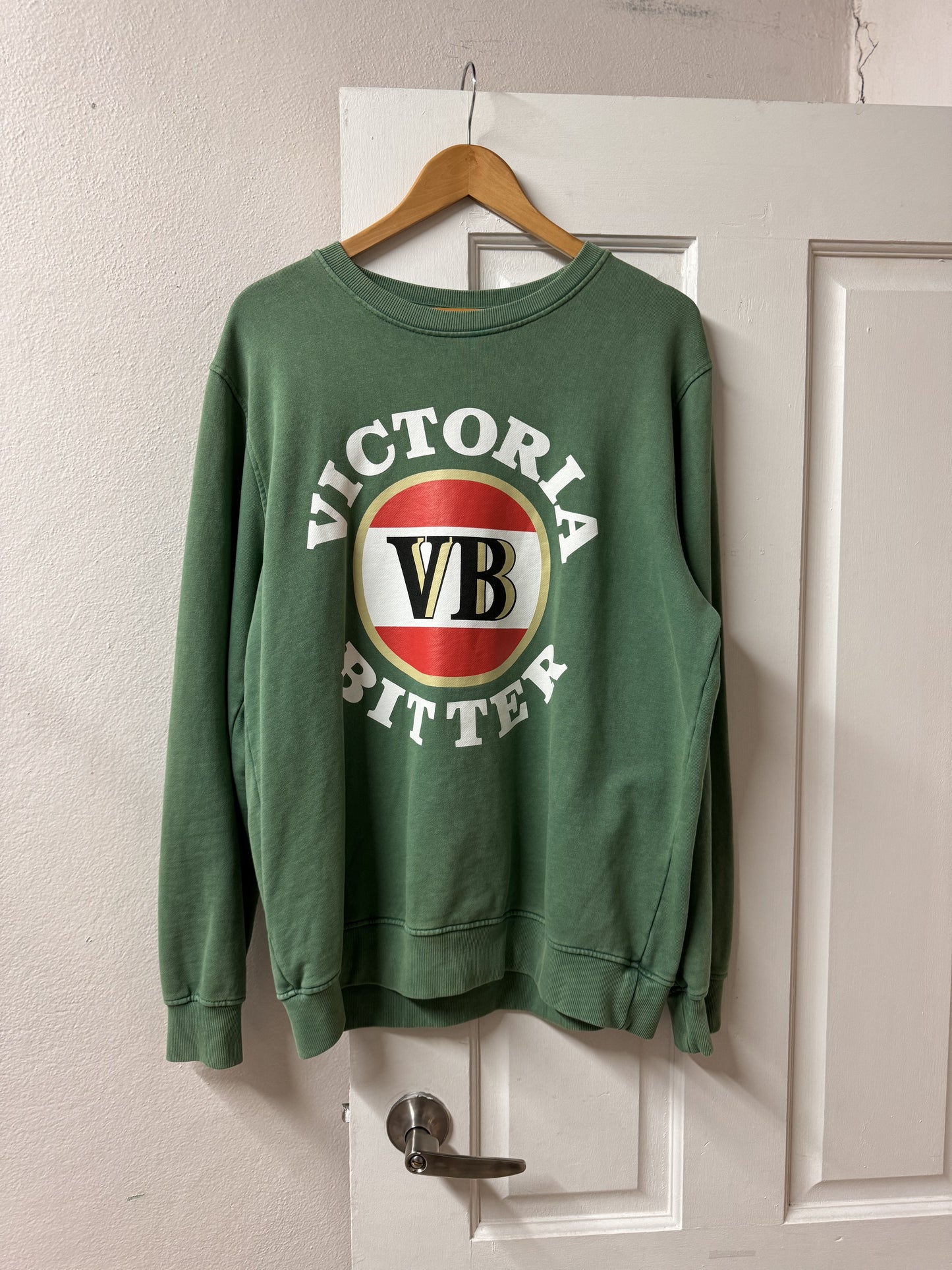 Green VB Crewneck Sweater
