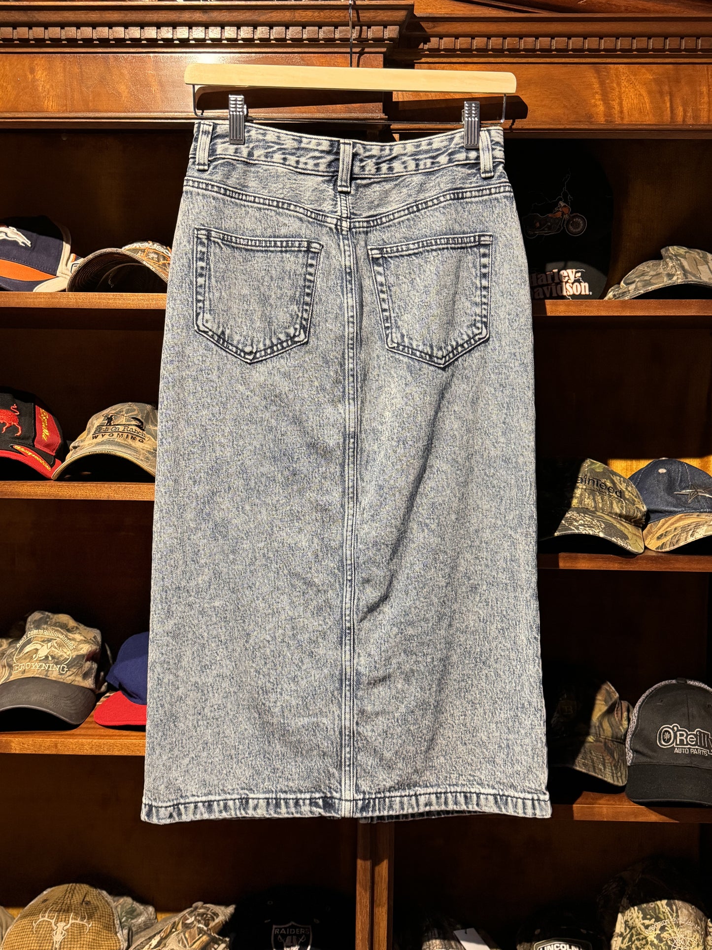 GU Womens Long Denim Skirt [AU 8-10]