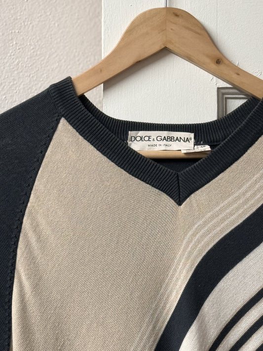 Dolce & Gabbana Vintage Womens Knit Tee - Made in Italy [48]