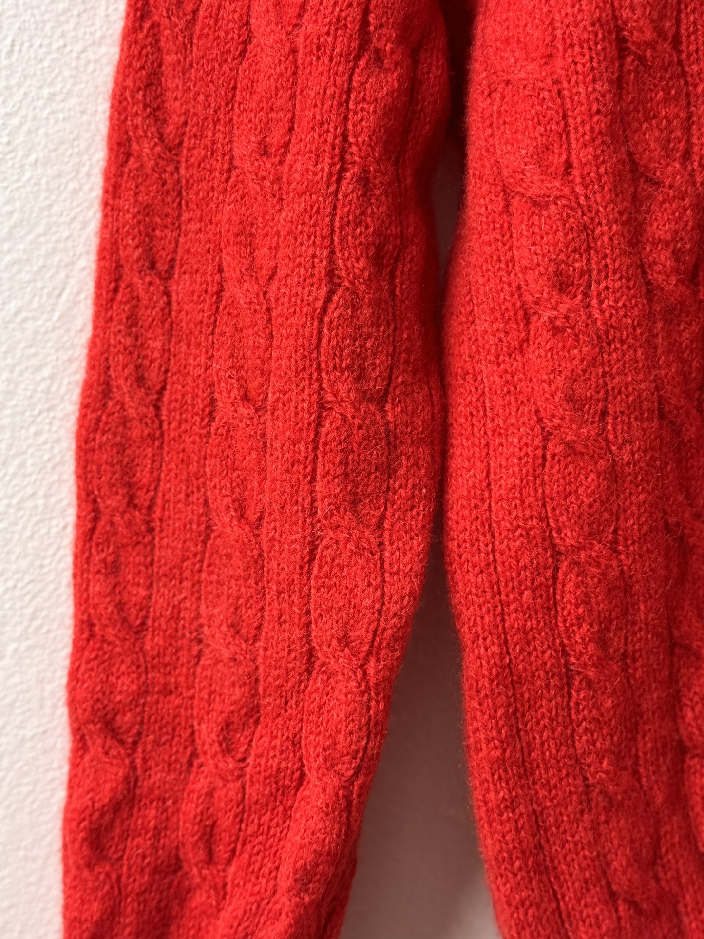 Vintage Alan Paine Womens Cable Knit Shetland Wool Crewneck [AU 14/16]