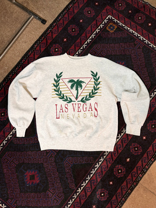 Vintage Las Vegas Crewneck Sweater [L]