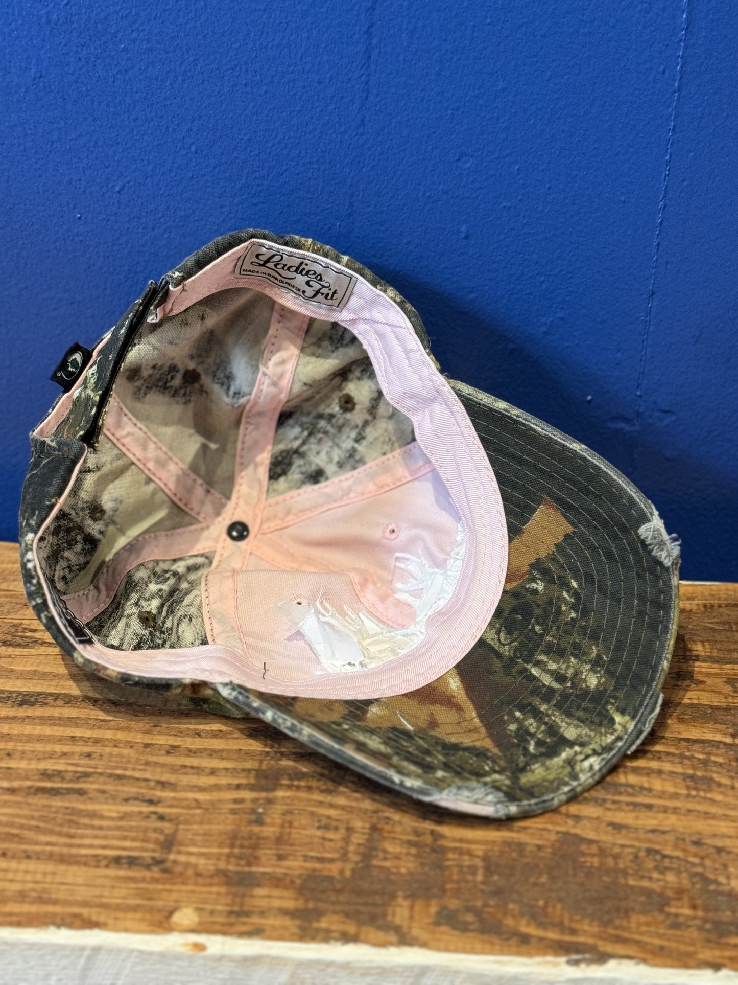 MossyOak Pink Camo Hat