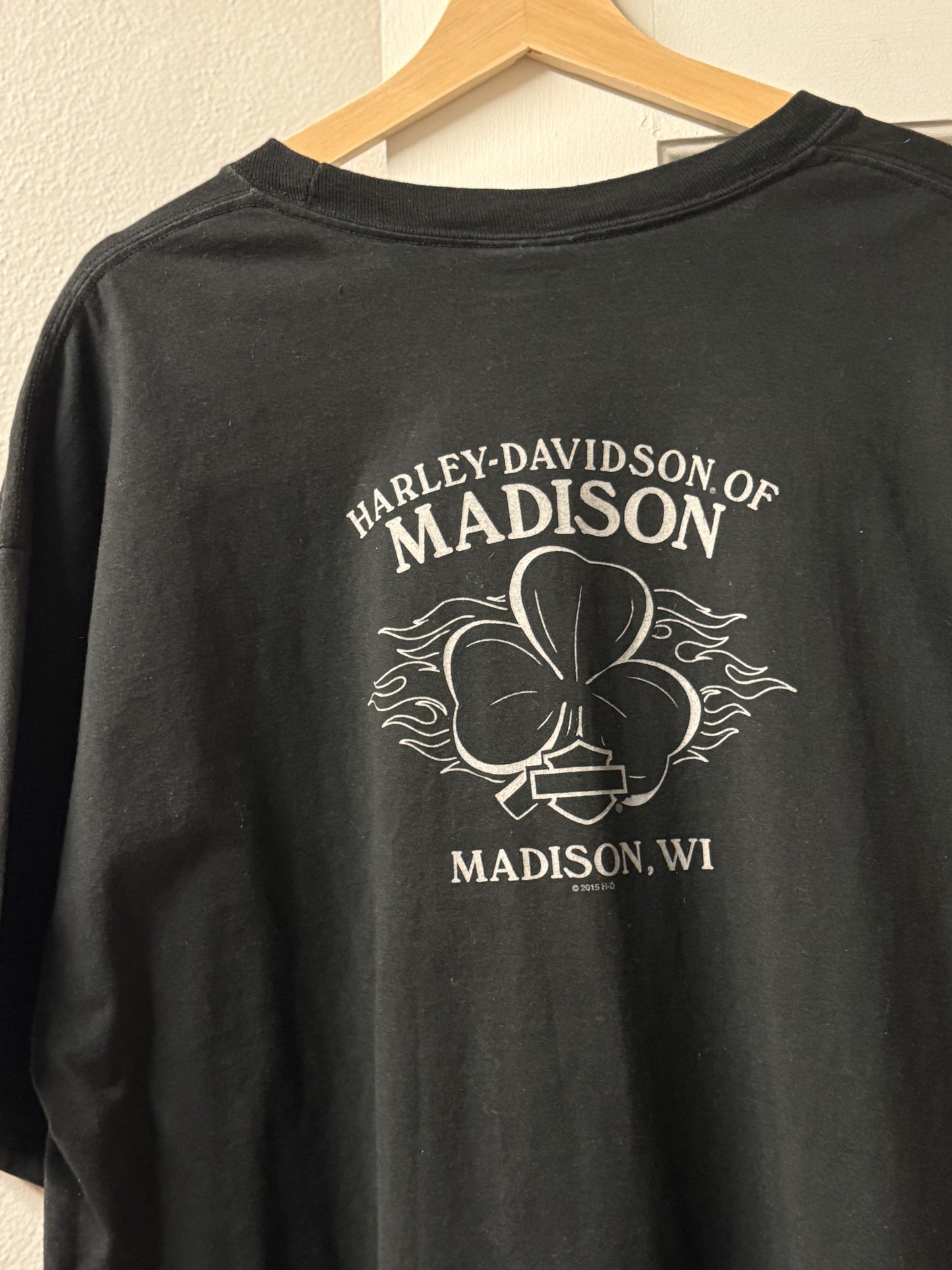 Harley Davidson Madison Wisconsin Graphic Tee [2XL]