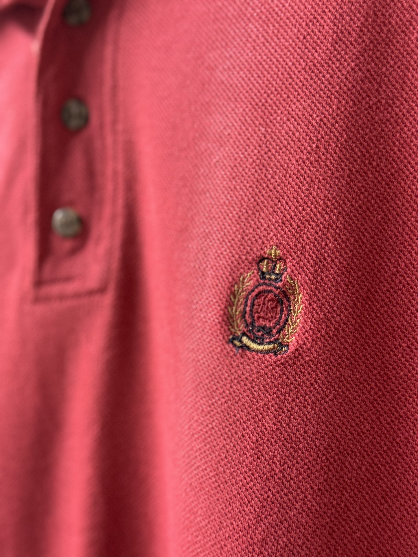 Vintage Bugle Boy Co. Red Polo Tee [M/L]