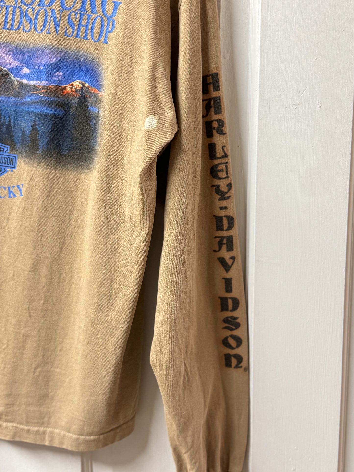 2000 Harley Davidson Prestonsburg Kentucky Long Sleeve Graphic Tee [L]