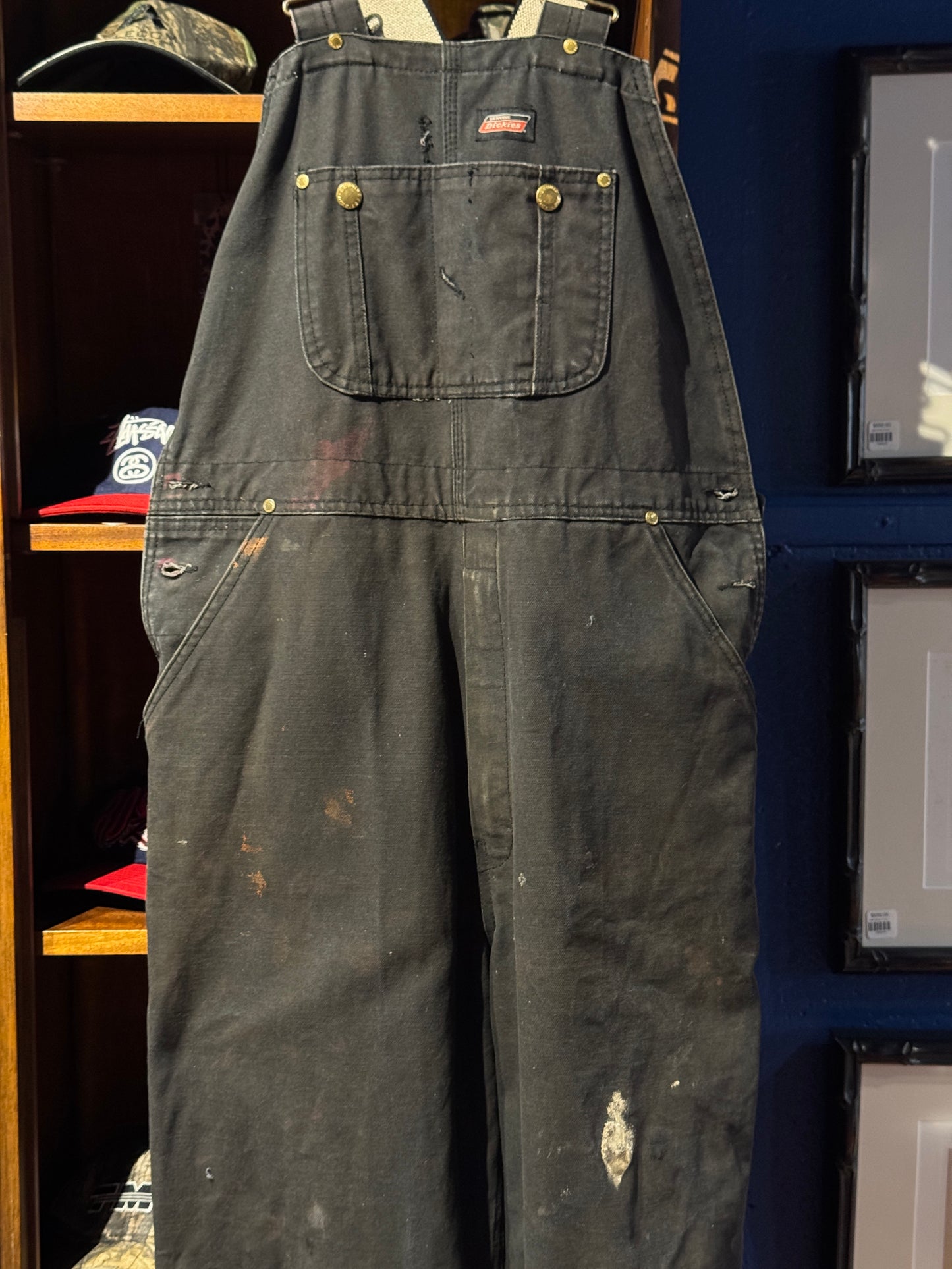 Vintage Dickies Black Duck Canvas Overalls