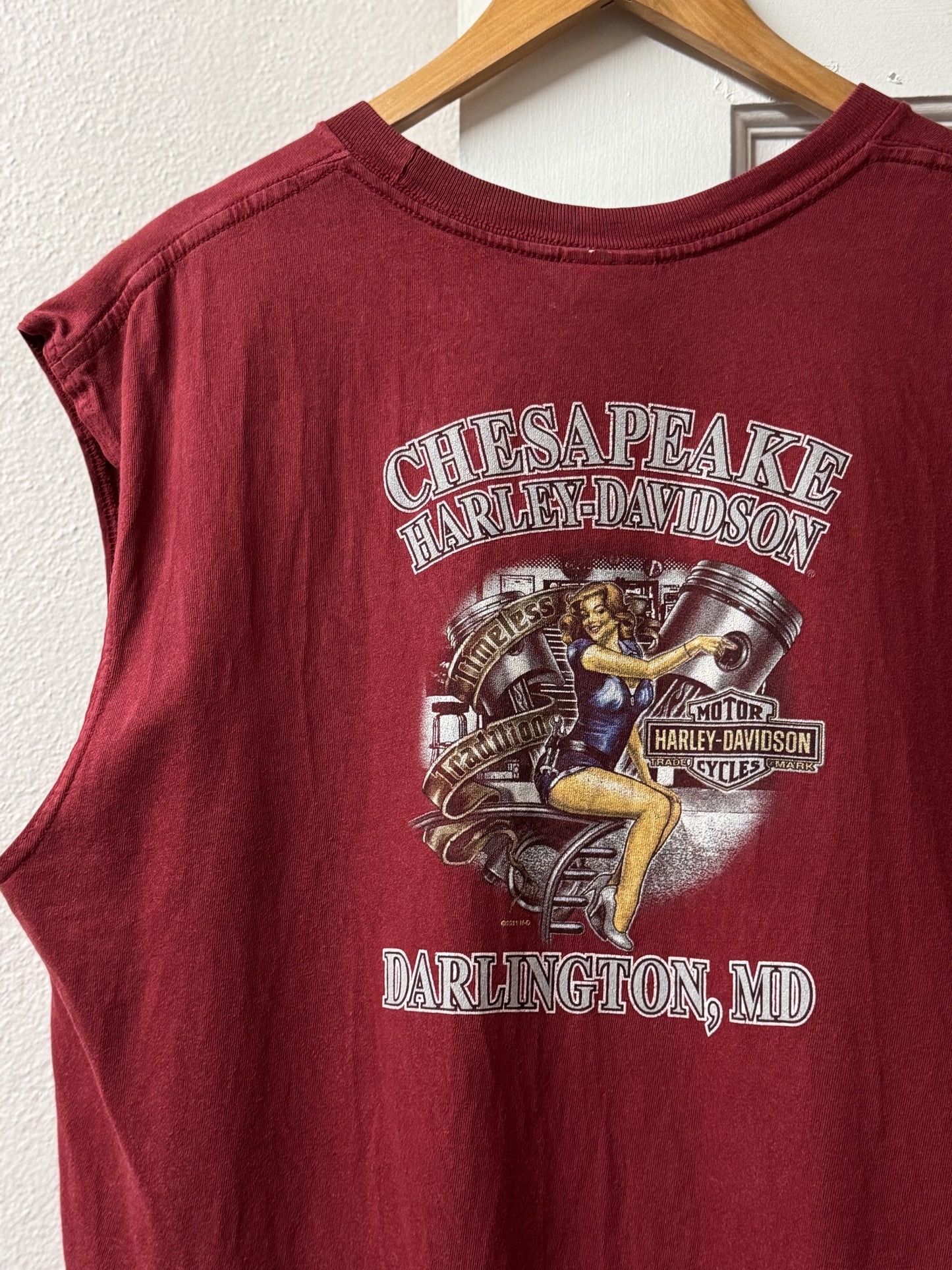 Harley Davidson Darlington Maryland Red Tank [XL]