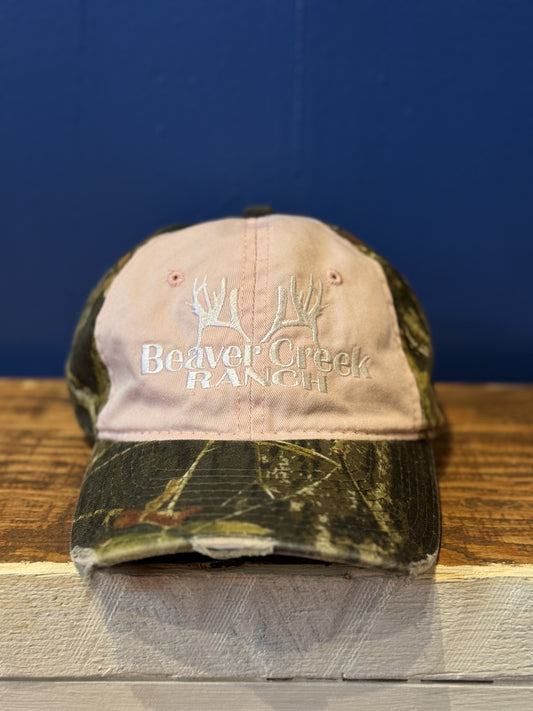 MossyOak Pink Camo Hat