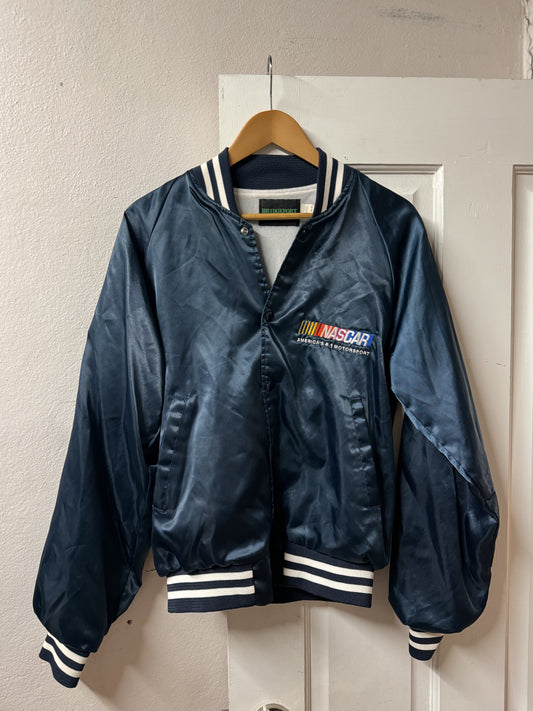 Vintage 1990's NASCAR Bomber Jacket - Made in USA [S]