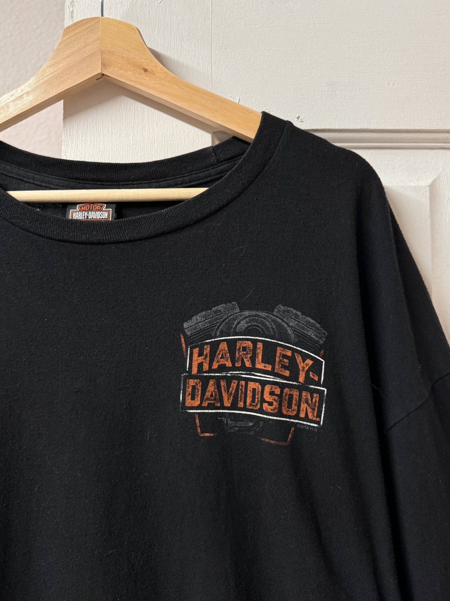 Harley Davidson Dayton Ohio Black Graphic Tee [2XL]