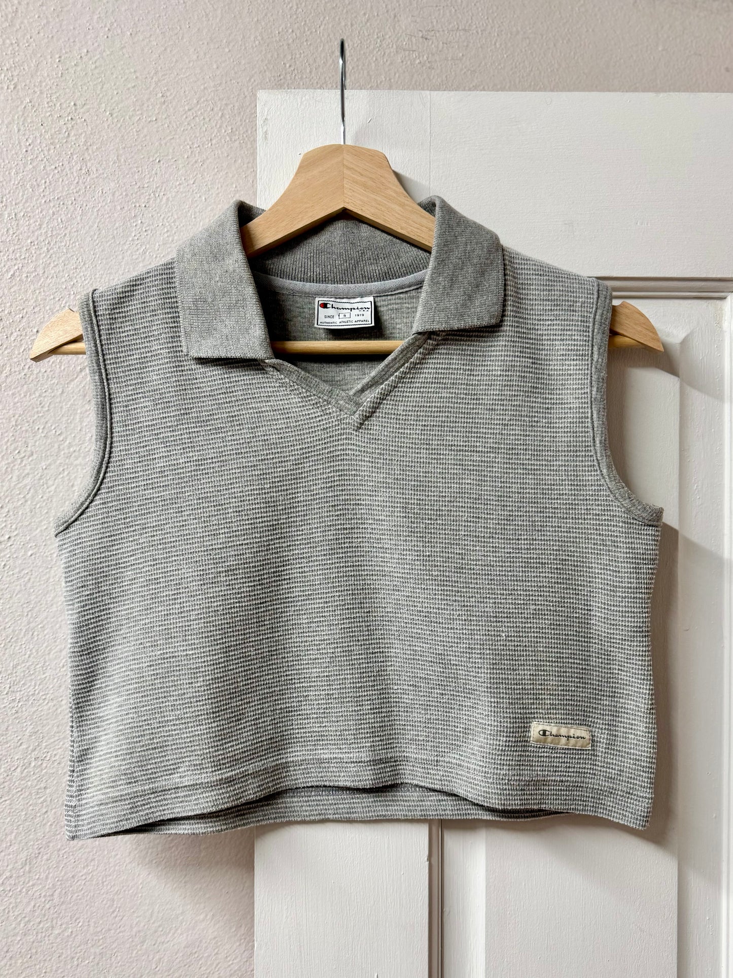 Champion Cropped Knit Tank - Made in Italy [S]
