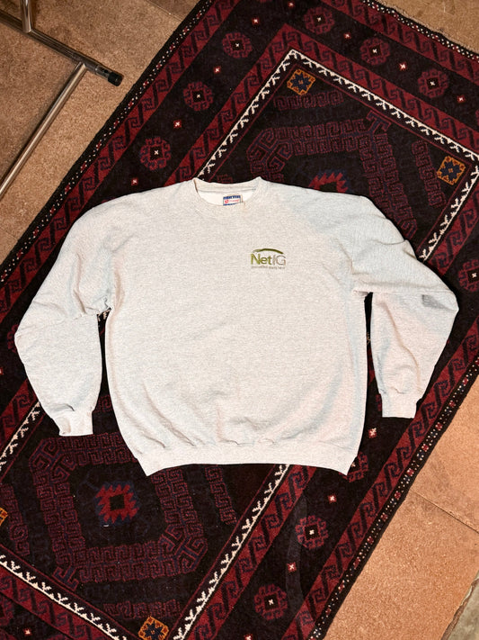 Vintage Grey Crewneck Sweater [L]