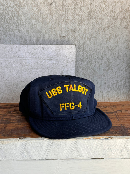 Vintage 'USS Talbot' Navy Hat