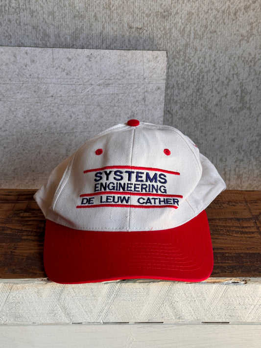 Vintage Systems Engineering Red & White Hat
