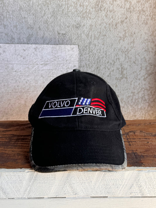 Vintage Volvo Hat with Camo Rim