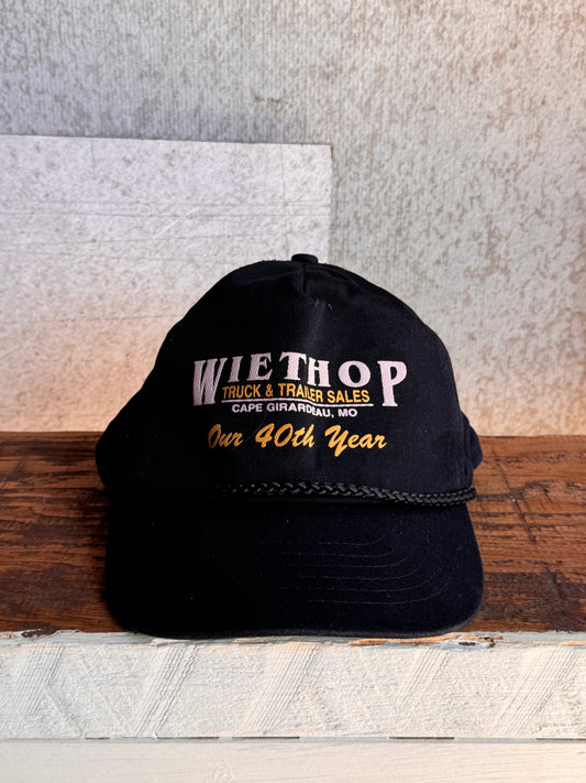 Vintage Black Wiethop Hat