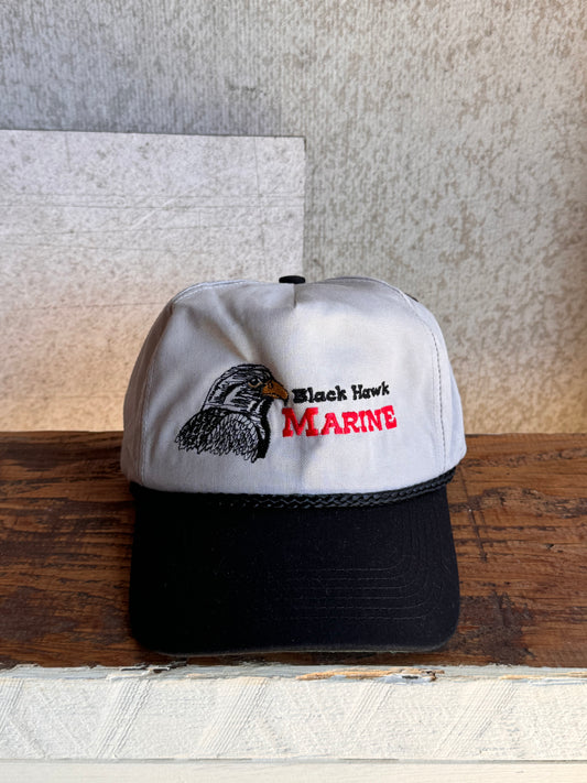Vintage Black Hawk Marine Hat
