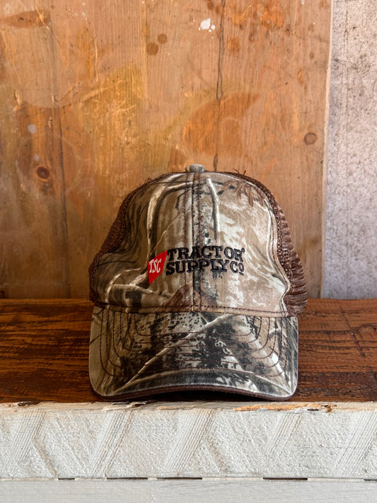 Vintage TSC Camo Trucker Hat