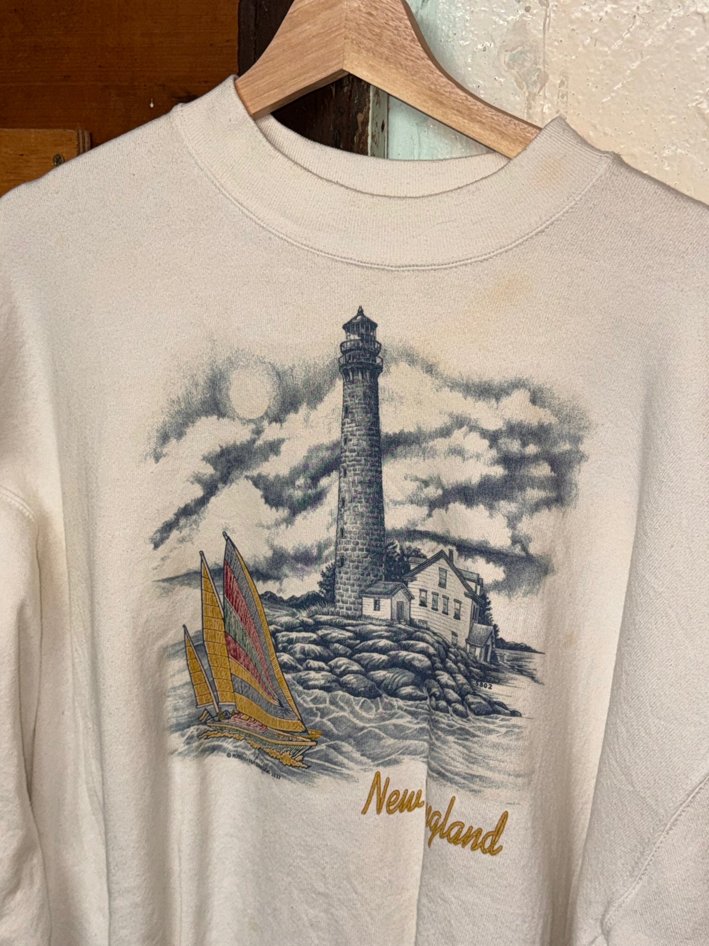 Vintage 'New England' Crewneck [XL]