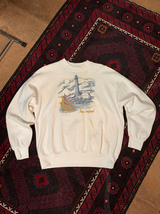 Vintage 'New England' Crewneck [XL]