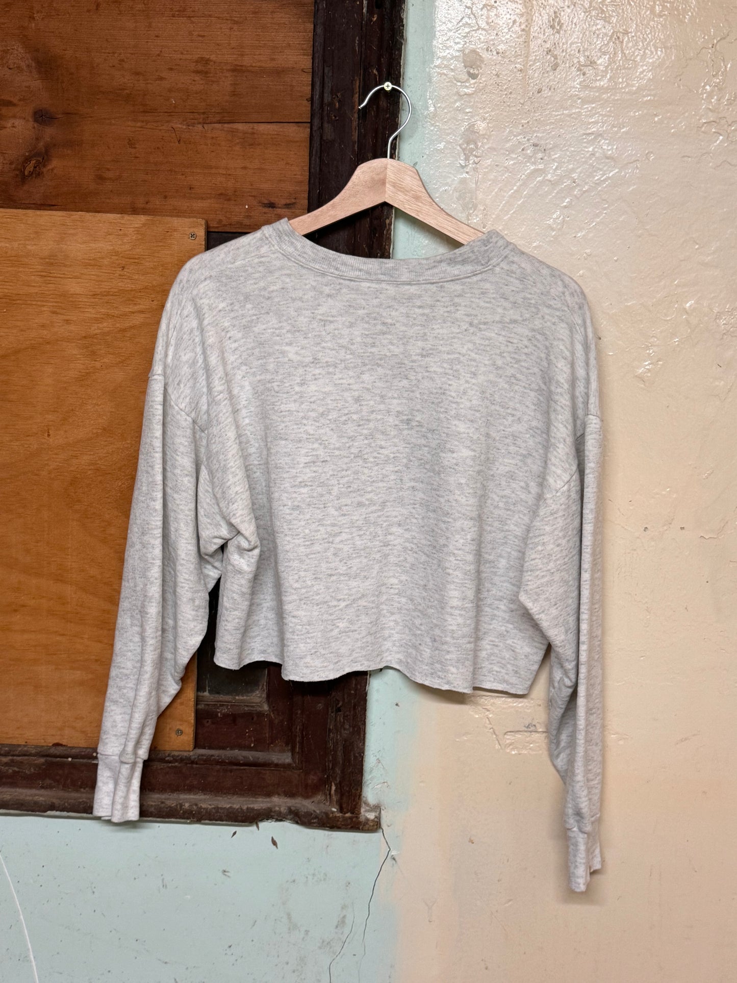 Vintage 'USA Operation Desert Storm' Cropped Sweater [L]