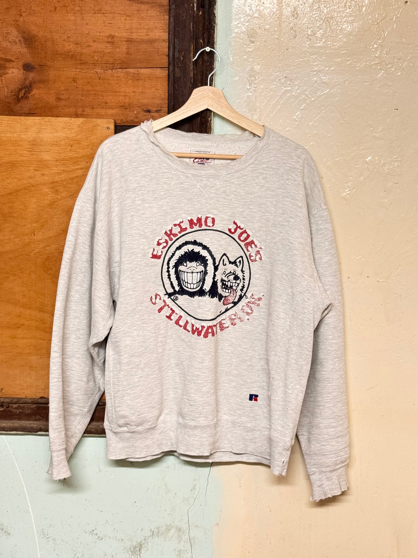 Vintage Eskimo Joe's White Crewneck Sweater [M/L]