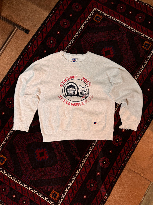 Vintage Eskimo Joe's White Crewneck Sweater [M/L]
