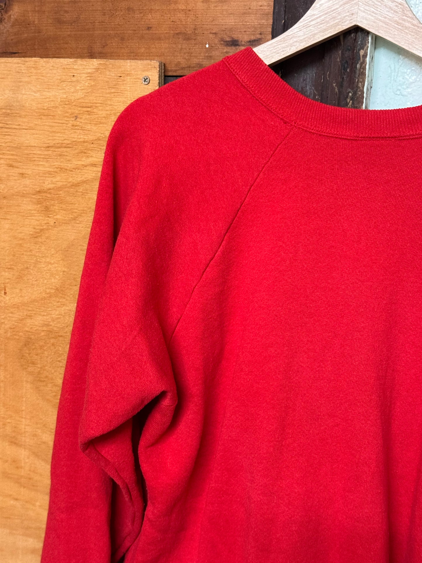 Vintage Red 'Johnny M's 801' Crewneck Sweater [XL]