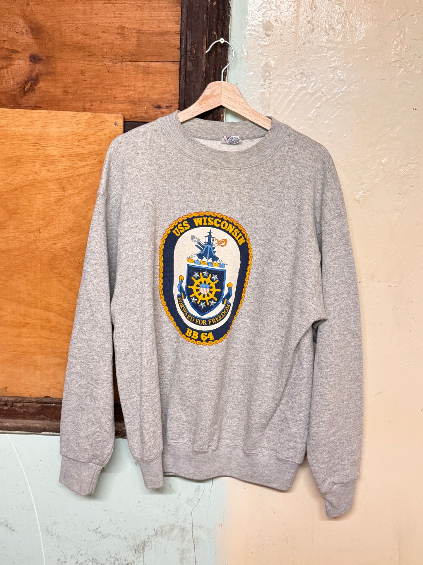 Vintage USS Wisconsin Crewneck [XL]