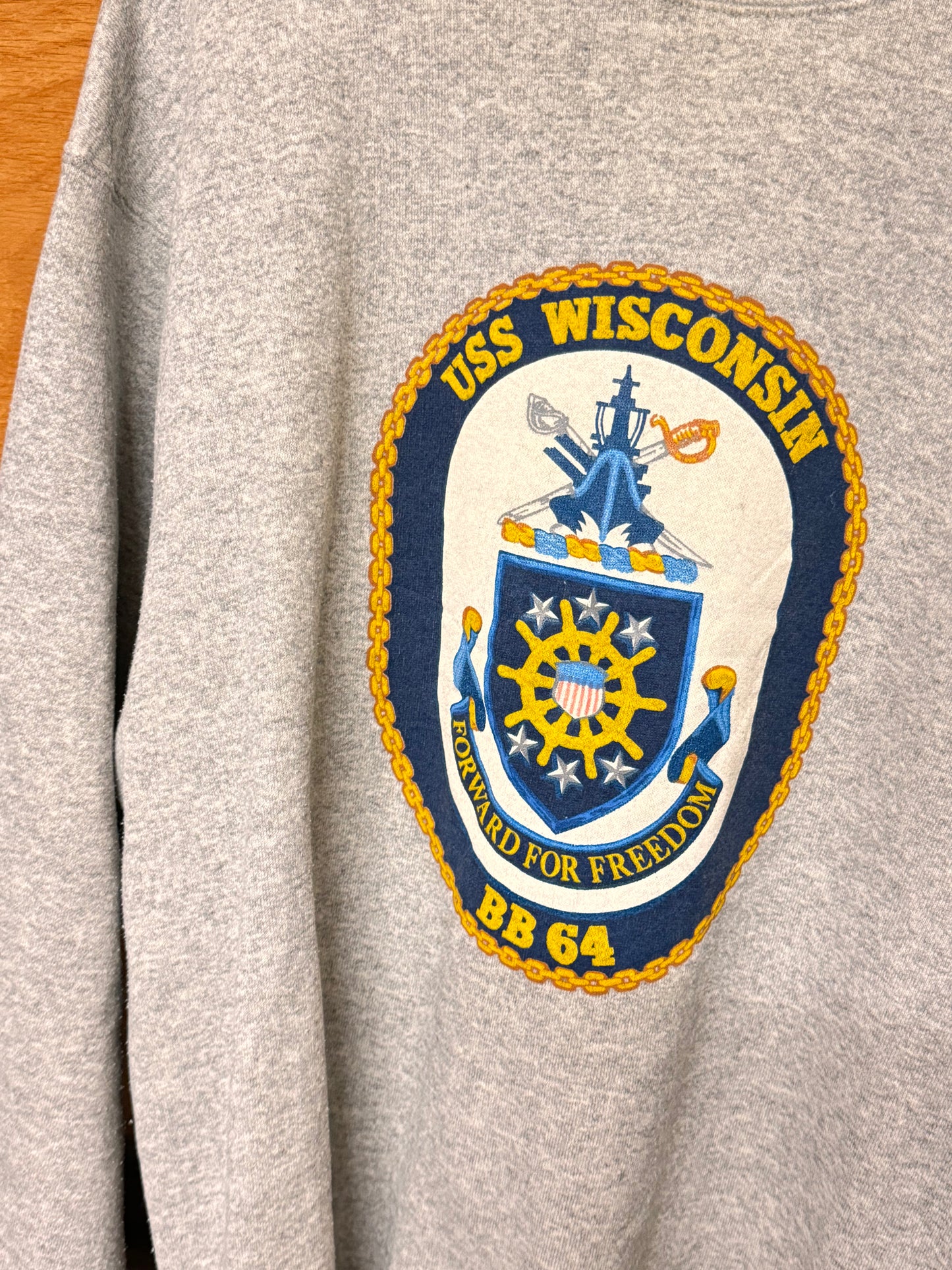 Vintage USS Wisconsin Crewneck [XL]