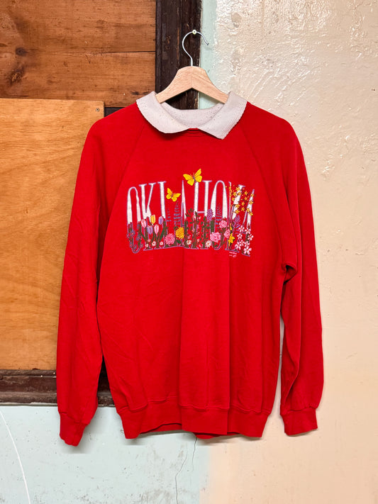 Vintage Oklahoma Red Sweater [XL]