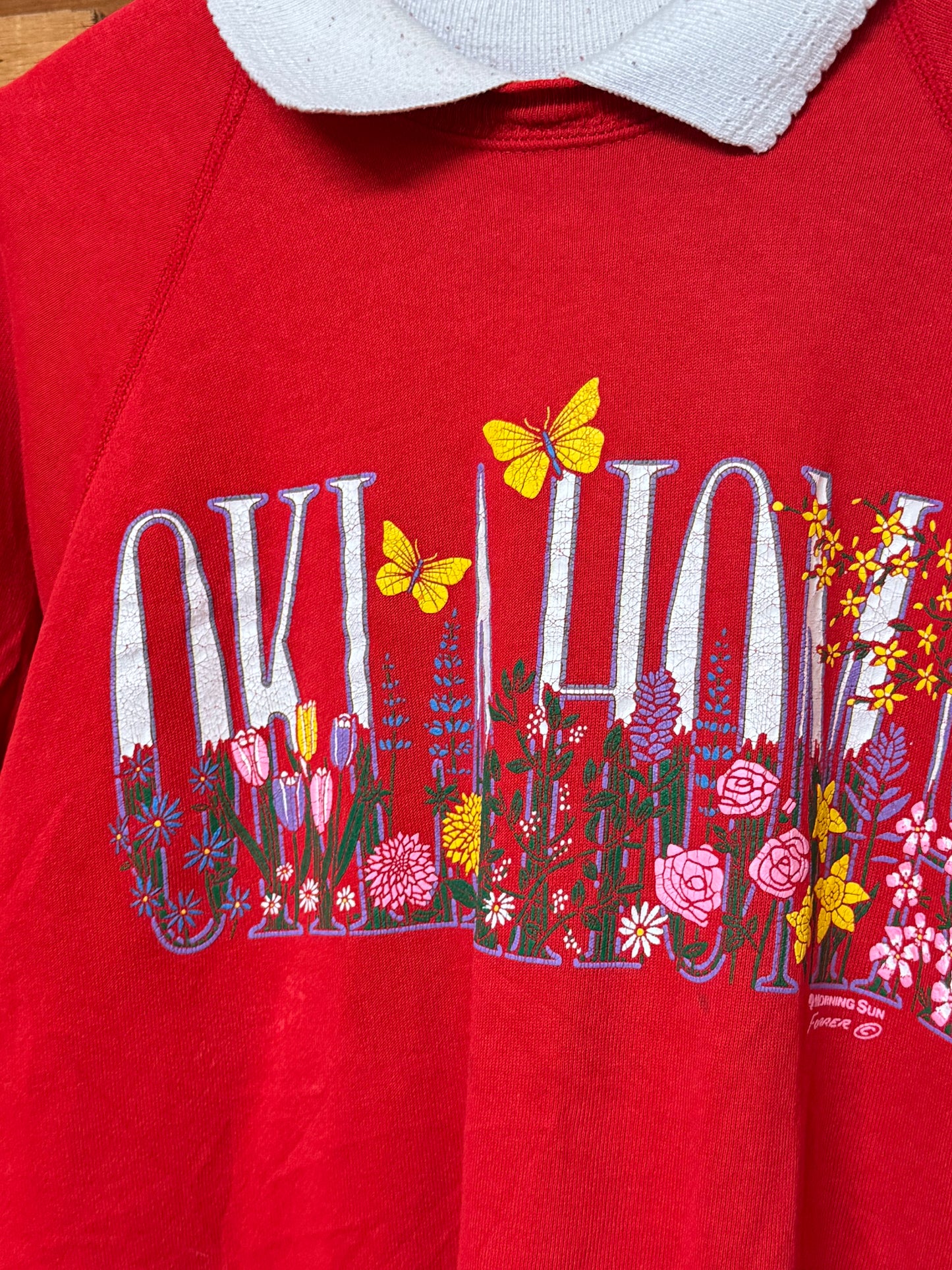 Vintage Oklahoma Red Sweater [XL]