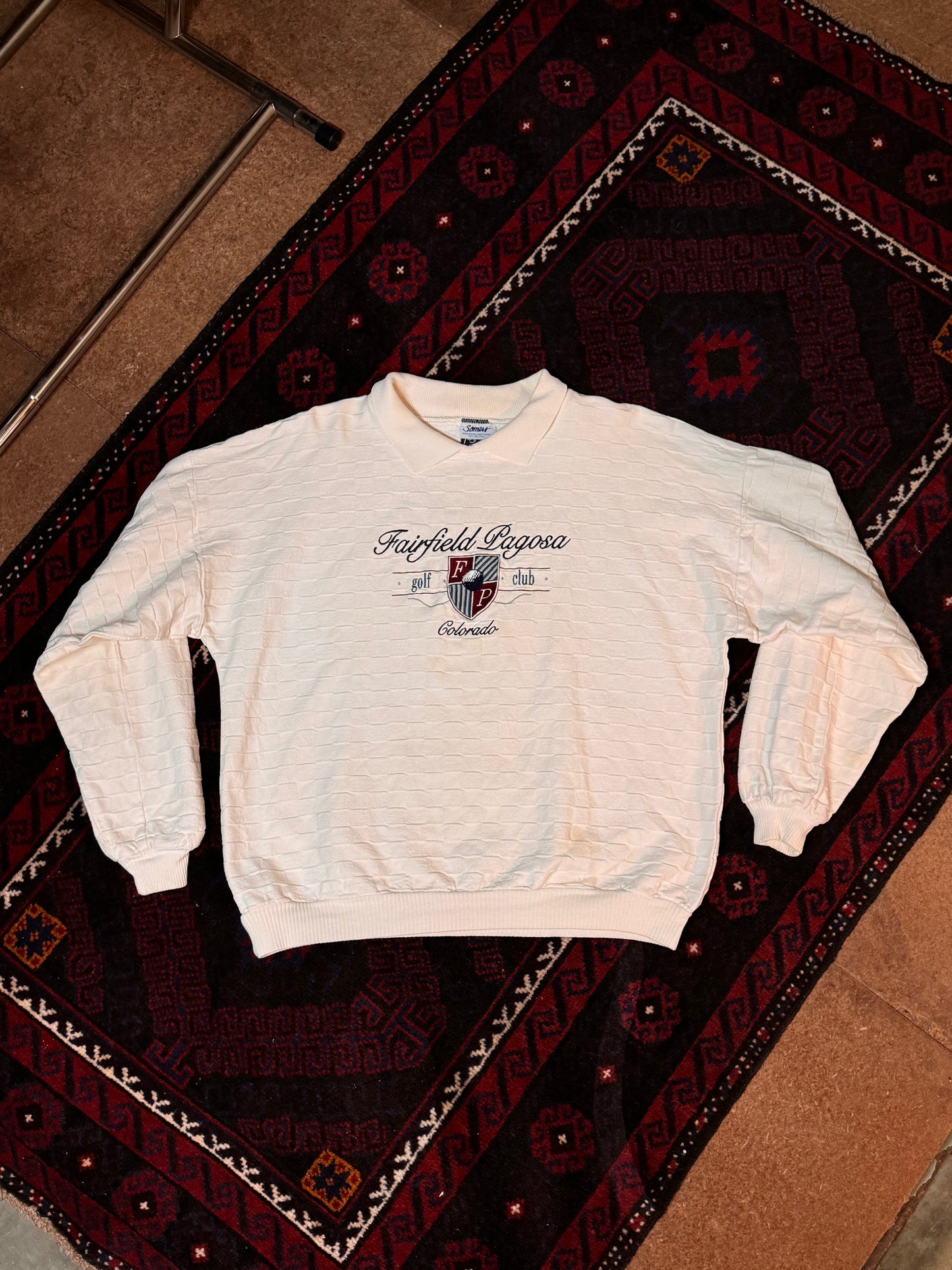 Vintage Fairfield Pagosa Collared Sweater [L]