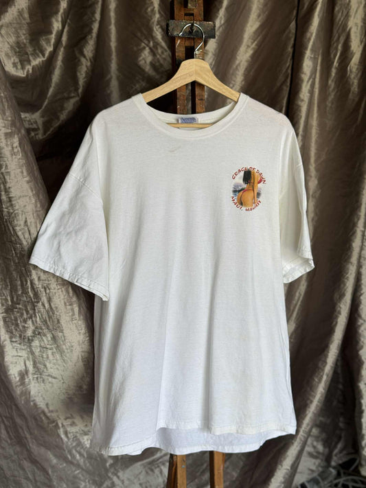 Vintage Hawaii 'Crack of Dawn' White Tee [XL]