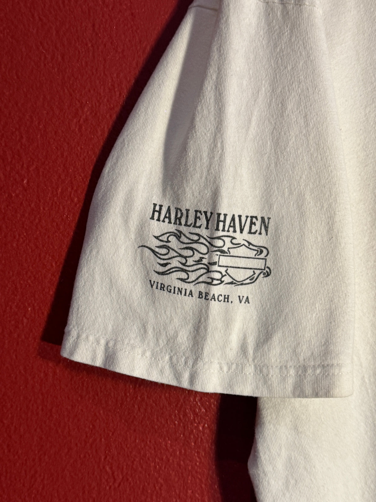 Vintage Harley Davidson Henley Tee [XL]
