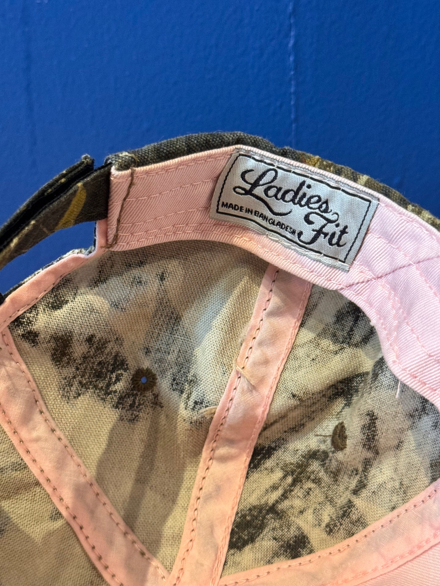 MossyOak Pink Camo Hat