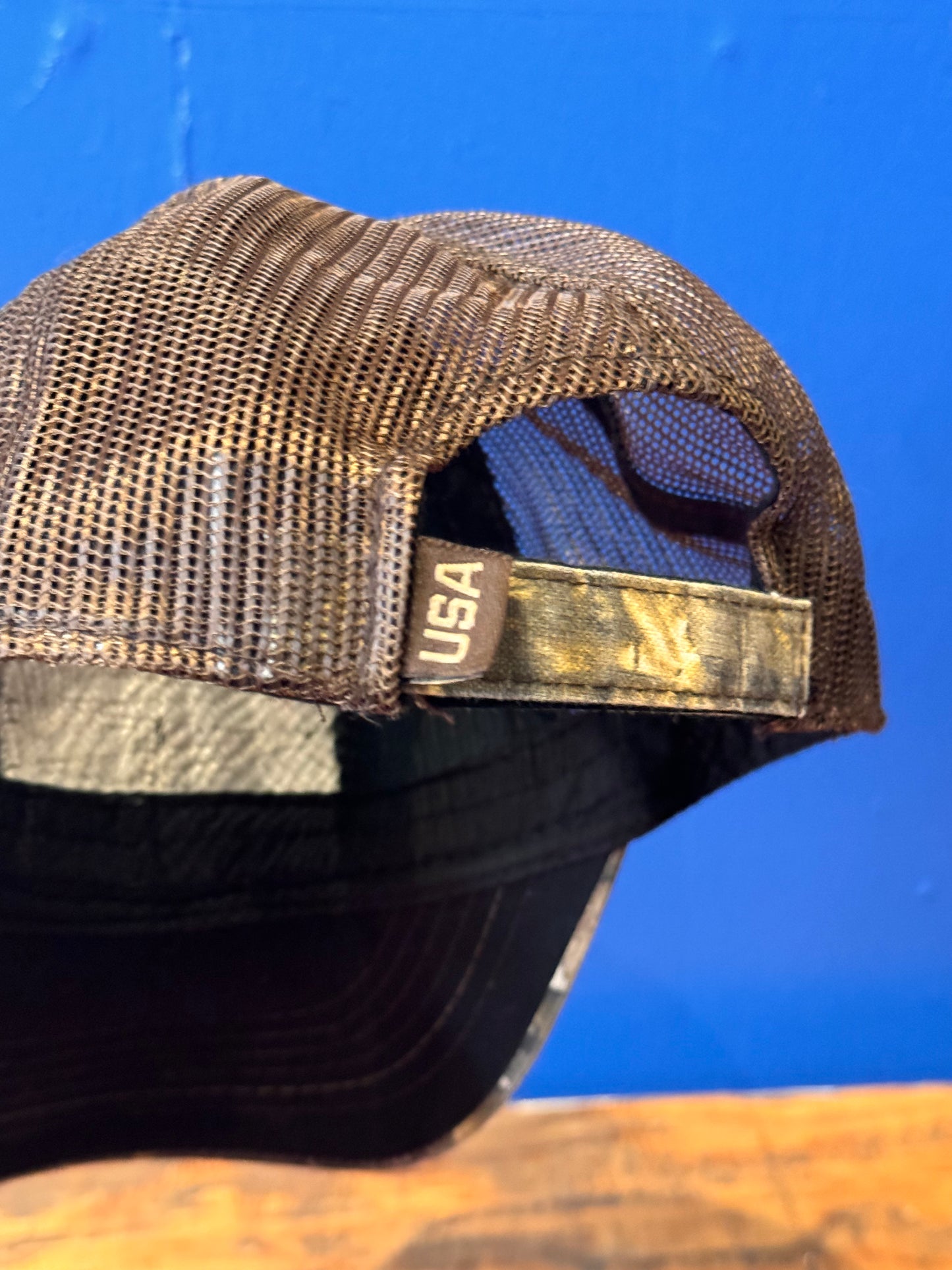 USA Flag Camo Trucker Hat