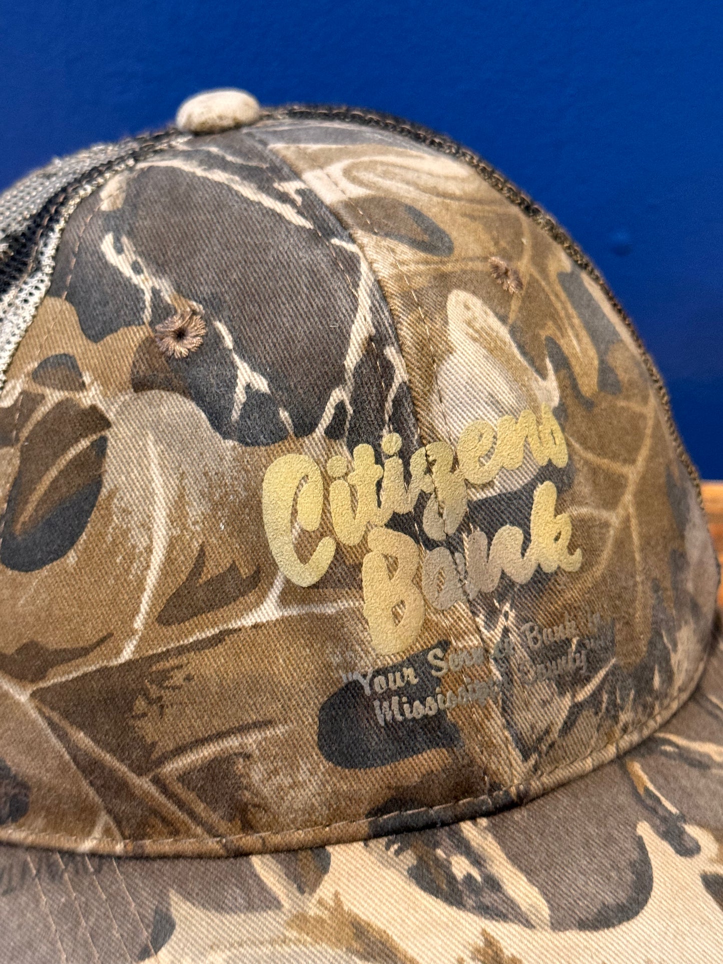 Citizens Bank Camo Trucker Hat