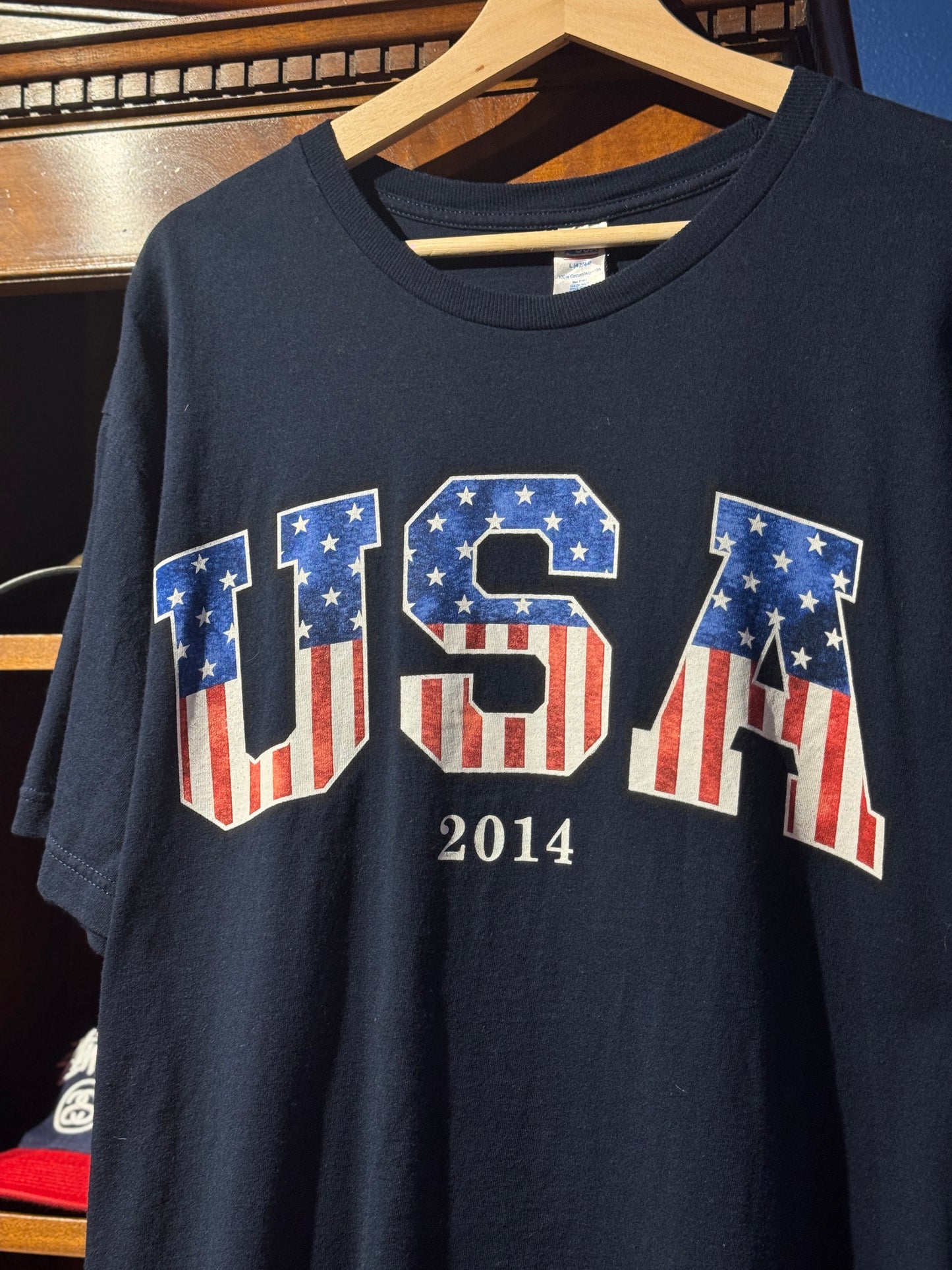 Black USA Tee [L]