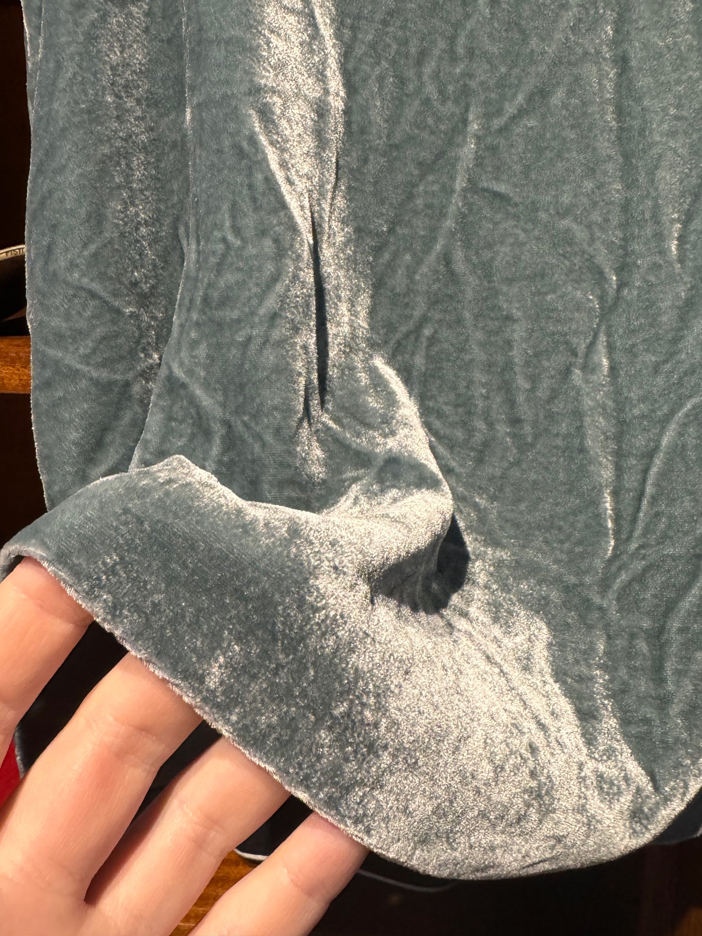 Sage Green J. Crew Velour Singlet