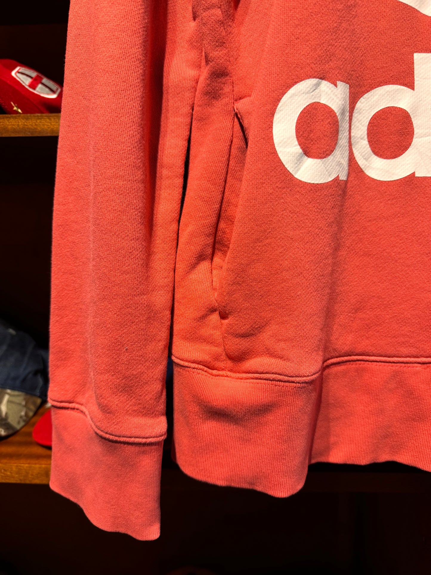 Adidas Pink Hoodie - Womens [XS / UK 6]