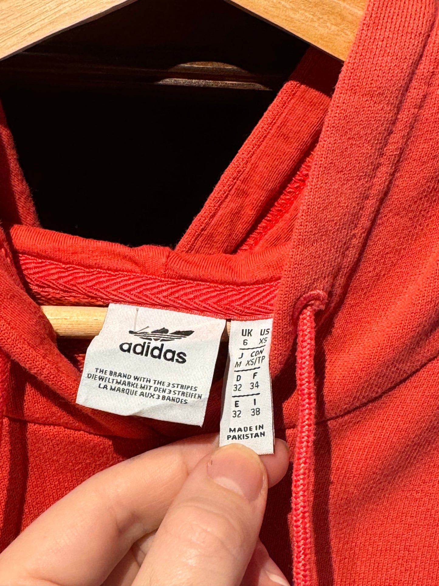 Adidas Pink Hoodie - Womens [XS / UK 6]