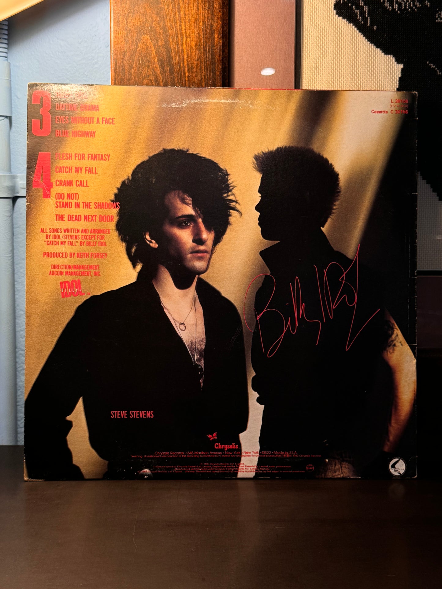 Billy Idol - 'Rebel Yell' 1983 Australian Issue Vinyl