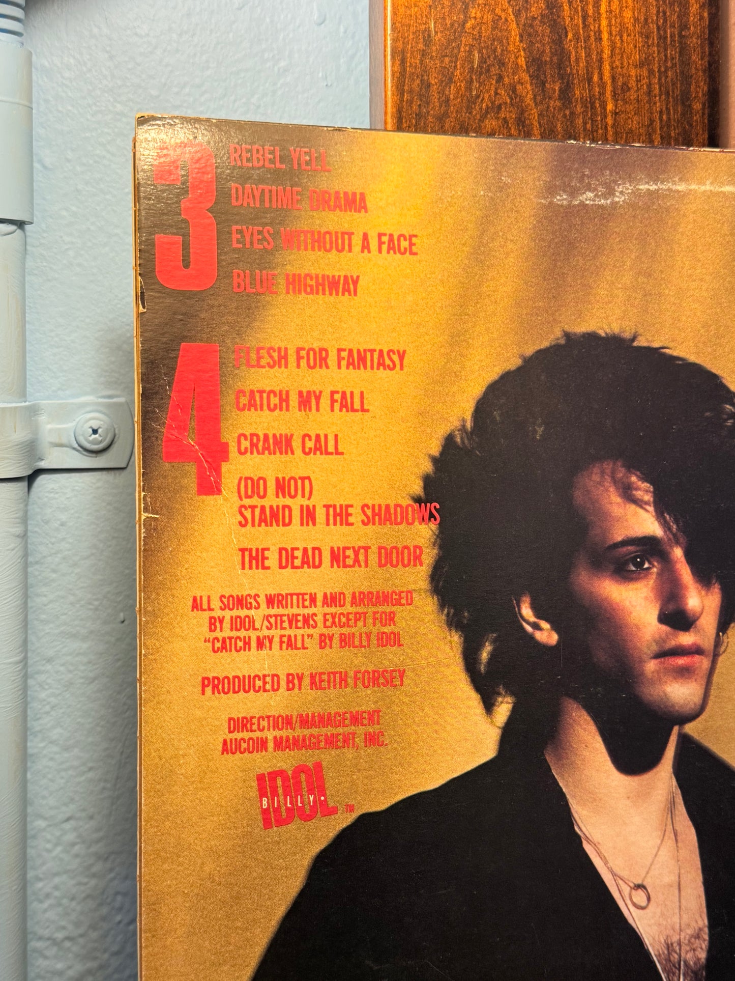 Billy Idol - 'Rebel Yell' 1983 Australian Issue Vinyl